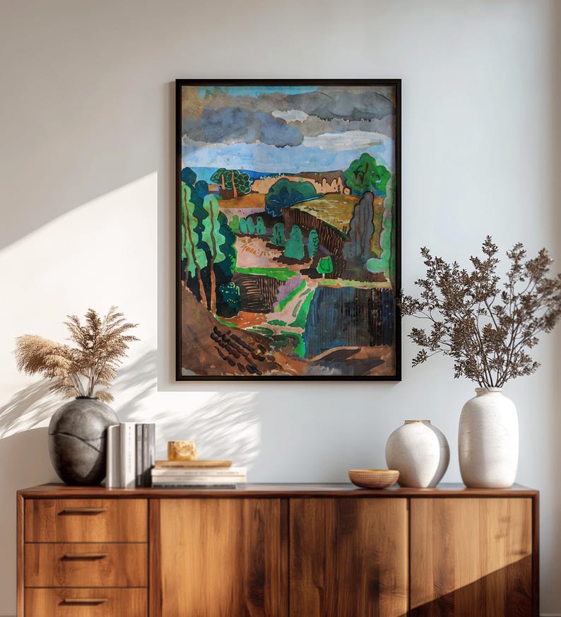 Abstract Joshua Tree Joshua Tree Watercolor National Park Art Print: Abstract California ...