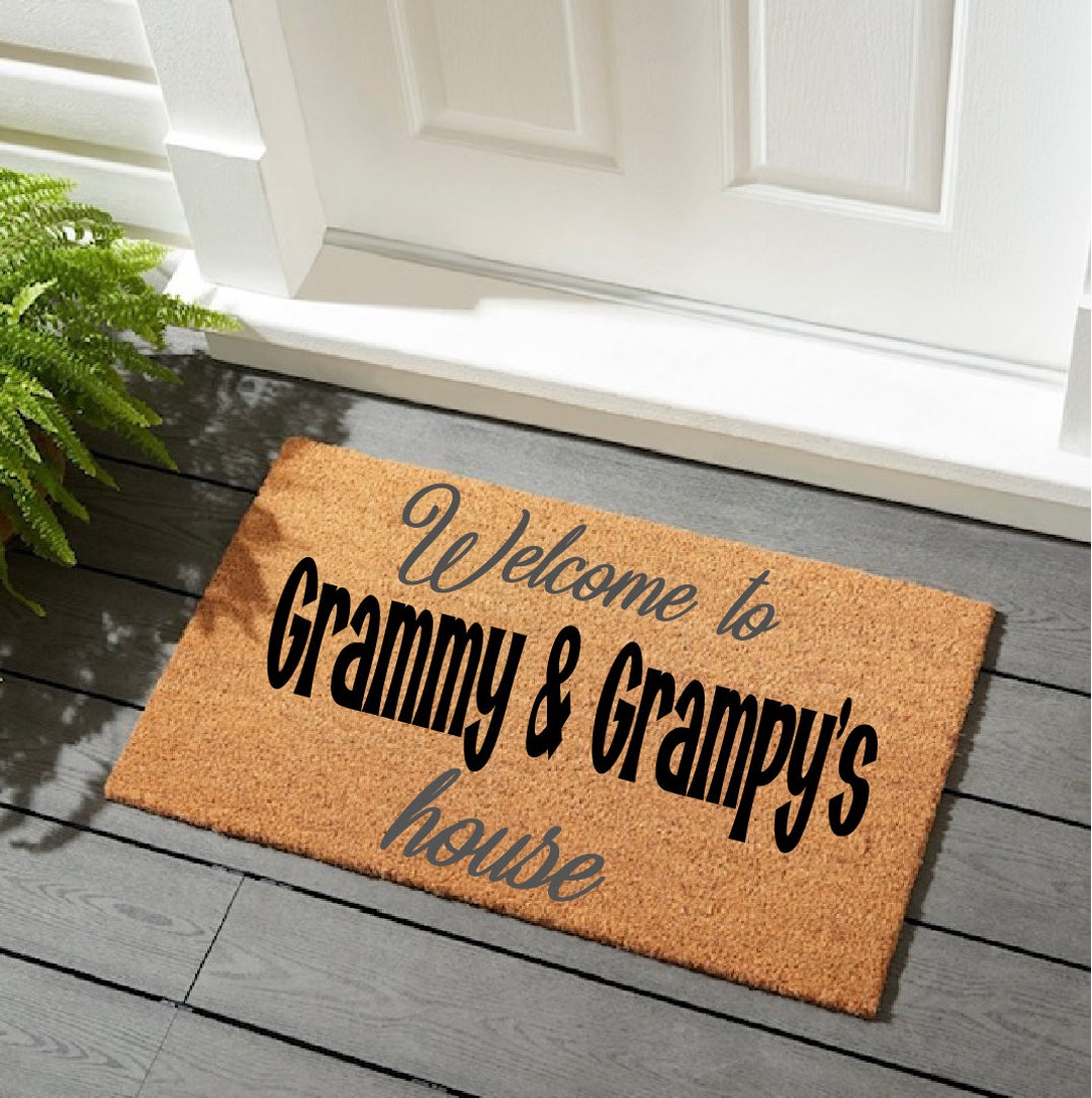 Grandparents Door Mat to Grandma and Grandpas House