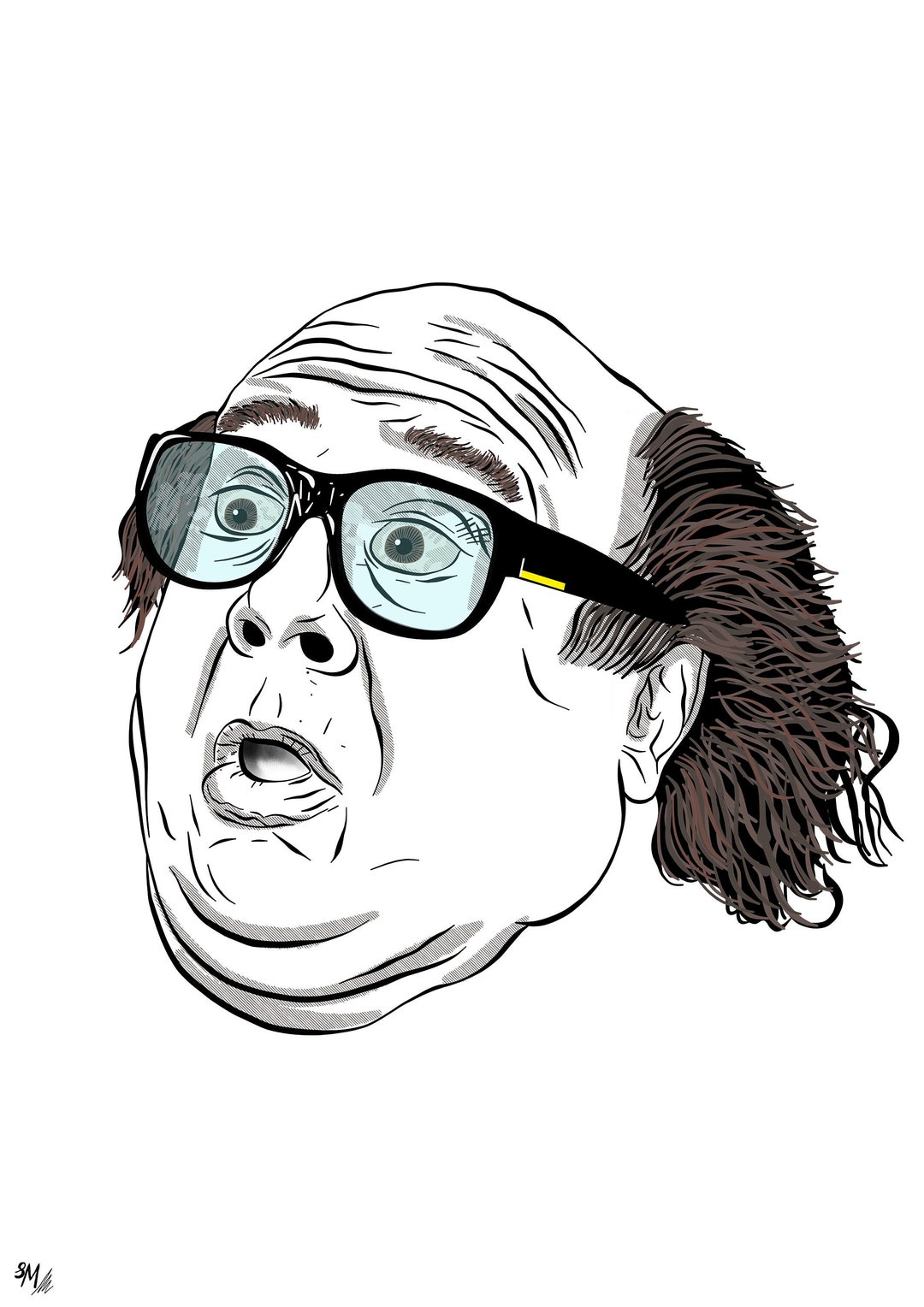 DANNY DEVITO Art Print - Etsy