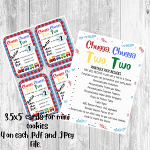 Chugga, Chugga, Two, Two party printable