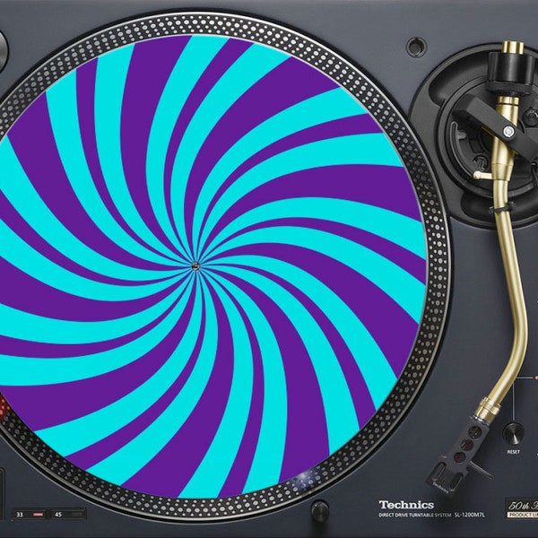 Turntable Slipmat Illusion Etsy