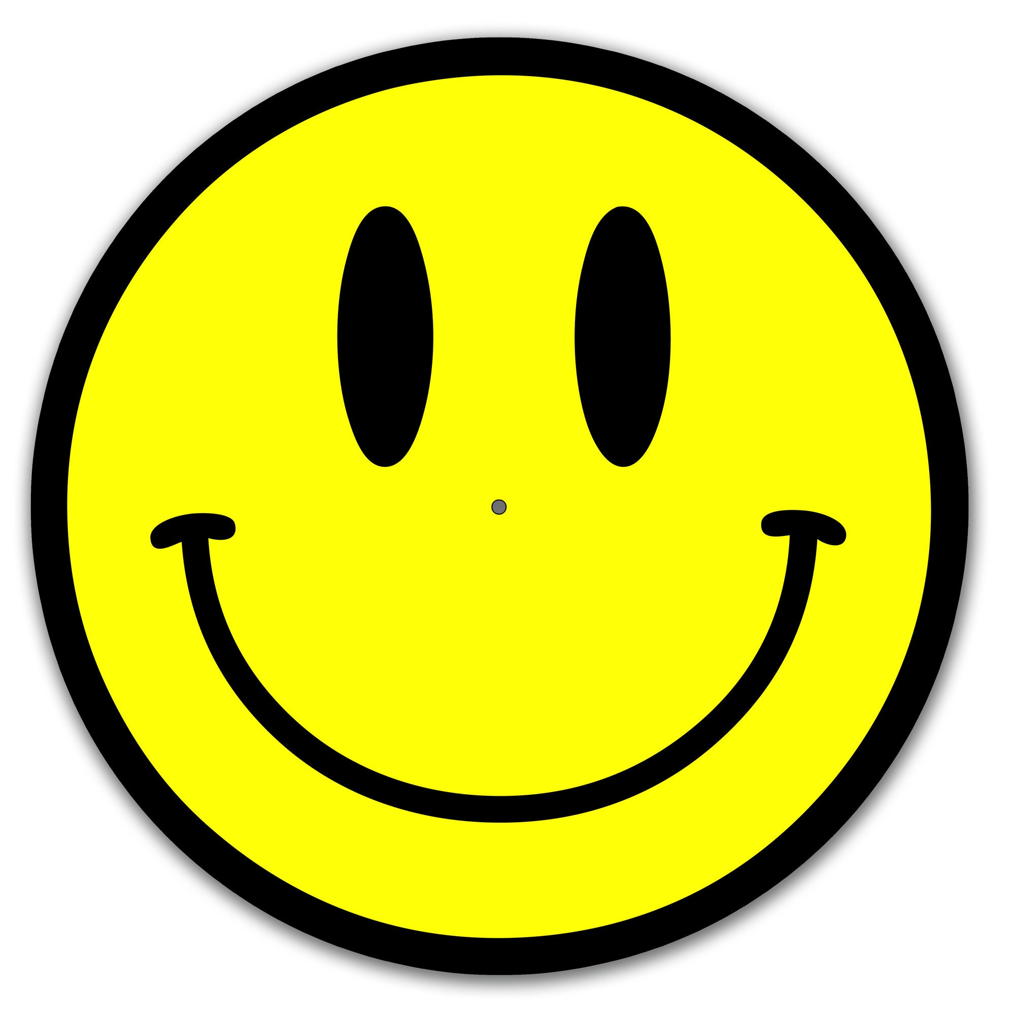 Acid 90s Smiley Slipmat for Vinyl Record Deck Turntable Etsy