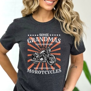 I am a Biker Grandma Shirt Motorcycle t shirt Harley Shirt Grandma Gift Great Grandma Shirt Funny Grandma biker shirt Motorcycle Grandma