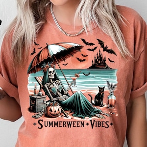 Summer Halloween png, Funny Halloween png, Gothic Halloween Summer png, Halloween in Summer Digital Shirt Design, Spooky png, Summer png