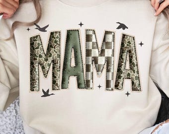 Mamá cazadora de camuflaje retro (PPT), temporada de caza de ciervos con camuflaje de la vieja escuela, pato de luto vintage, camuflaje de otoño (PPT), camuflaje acogedor (PPT), camuflaje (PPT)