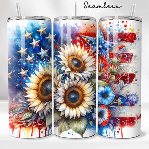 4th Of July American Flag 20 oz Skinny Tumbler Sublimation Design, 4th Of July PNG, Patriotic Tumbler PNG, America Tumbler Wrap