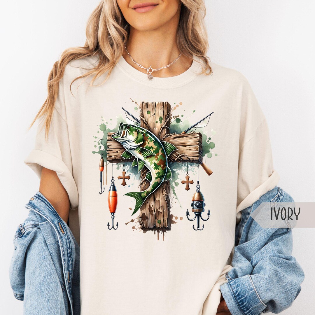 Camo Cross Fishing Png, Christian Fishers of Men Png, Bible Nature ...