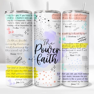 20oz magere beker wrap sublimatieontwerp, bijbelherinneringen, christelijke affirmaties motivatie inspirerend, zelfliefde, positieve citaten