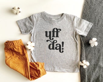 Uff Da Baby T-Shirt | uffda baby shirt | Uff Da Gift | Uff-Da Baby Shirt | Funny Minnesota Baby Shirt | Minnesota Babe