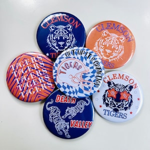 Clemson Gameday Buttons