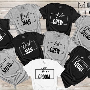 Groom Crew Shirts, Groom Squad Shirt, Groom TShirt For Bachelor Party, Groomsman Gift, Best Man Shirt, Groom Shirt For Wedding Shower, Groom