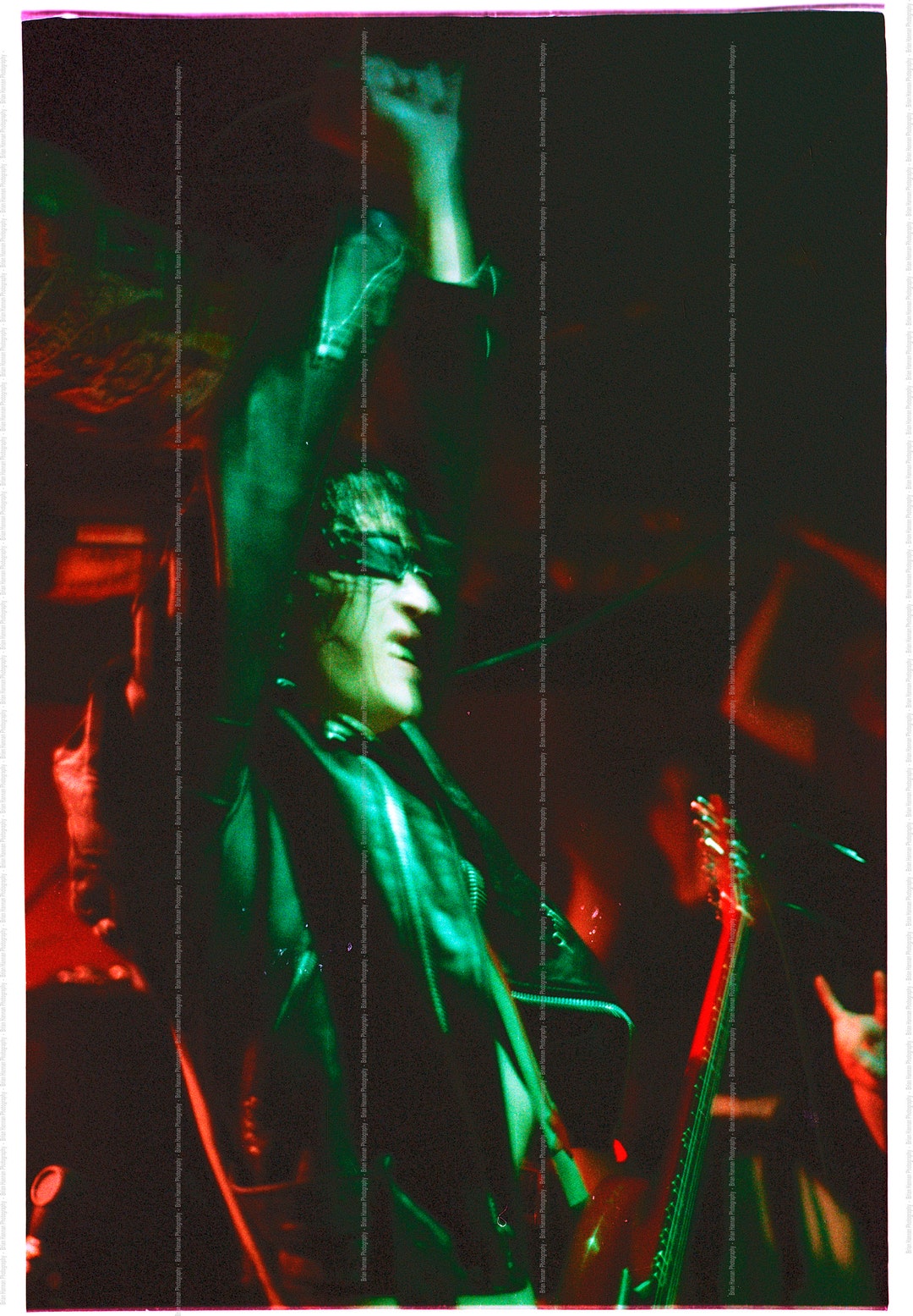 Music Photography Wolf Salute Front Row Series Guitar Wolf Etsy