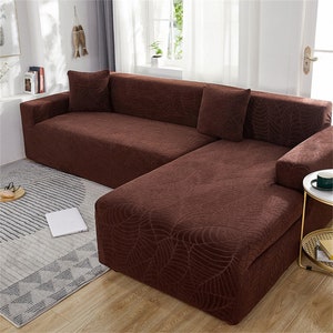 1pc Waterproof And Scratch-resistant Dark Grey Sofa Cover