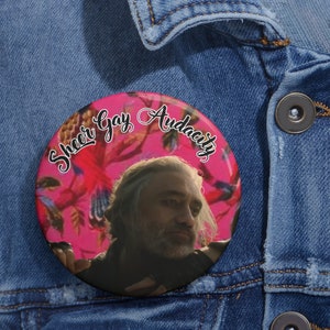 Our Flag Means Death &quot;Sheer Gay Audacity&quot; Blackbeard Pin
