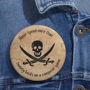 The Secret of Monkey Island &quot;Never Spend...&quot; Pin