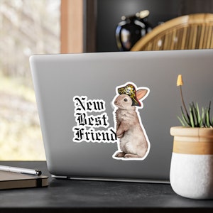 Our Flag Means Death New Best Friend Pirate Bunny Kiss-Cut Vinyl Decals