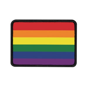 Gay Pride Flag Printed Iron-On Patches