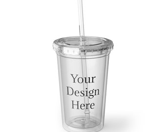 Custom/Personalised Clear Acrylic Cup