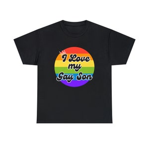 T-shirt J&#39;aime mon fils gay