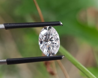 2.30CT Colorless Oval Cut Moissanite Loose For Engagement Ring Oval Loose Moissanite For Jewelry Making/ Oval Cut Moissanite Loose For Gift