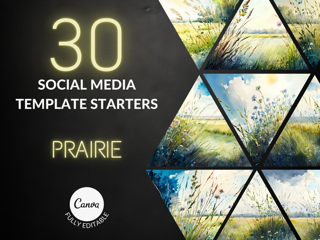 Customizable Social Media Templates for Canva, Stunning Templates for