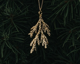 Necklace branch forest jewelry