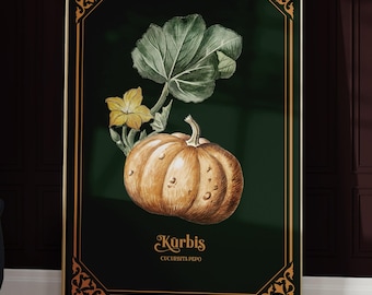 Poster Pumpkin Autumn Decoration