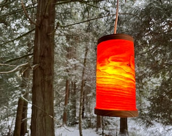 Handmade - Wooden Pendant Lampshade