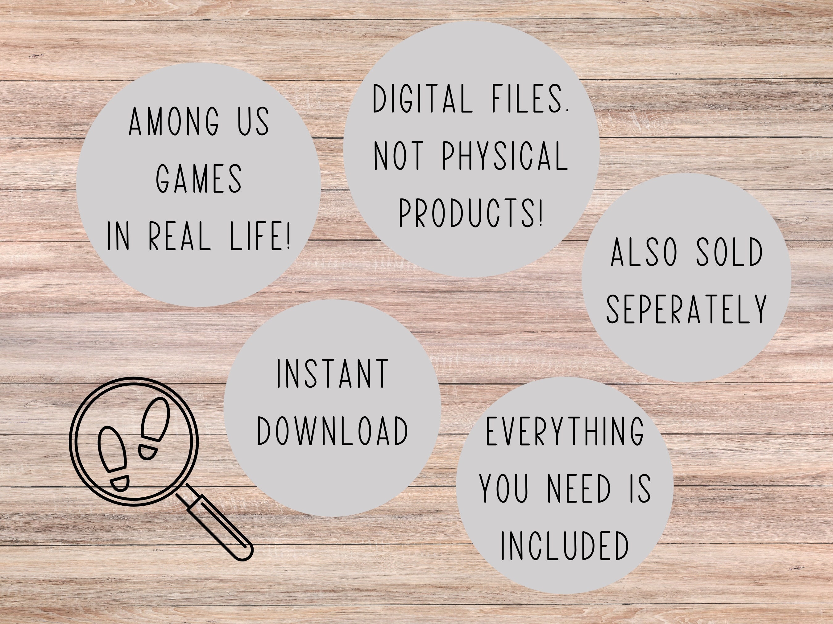 Among Us Real Life, Printable Game, Birthday Activity, Fun Game, Family ...