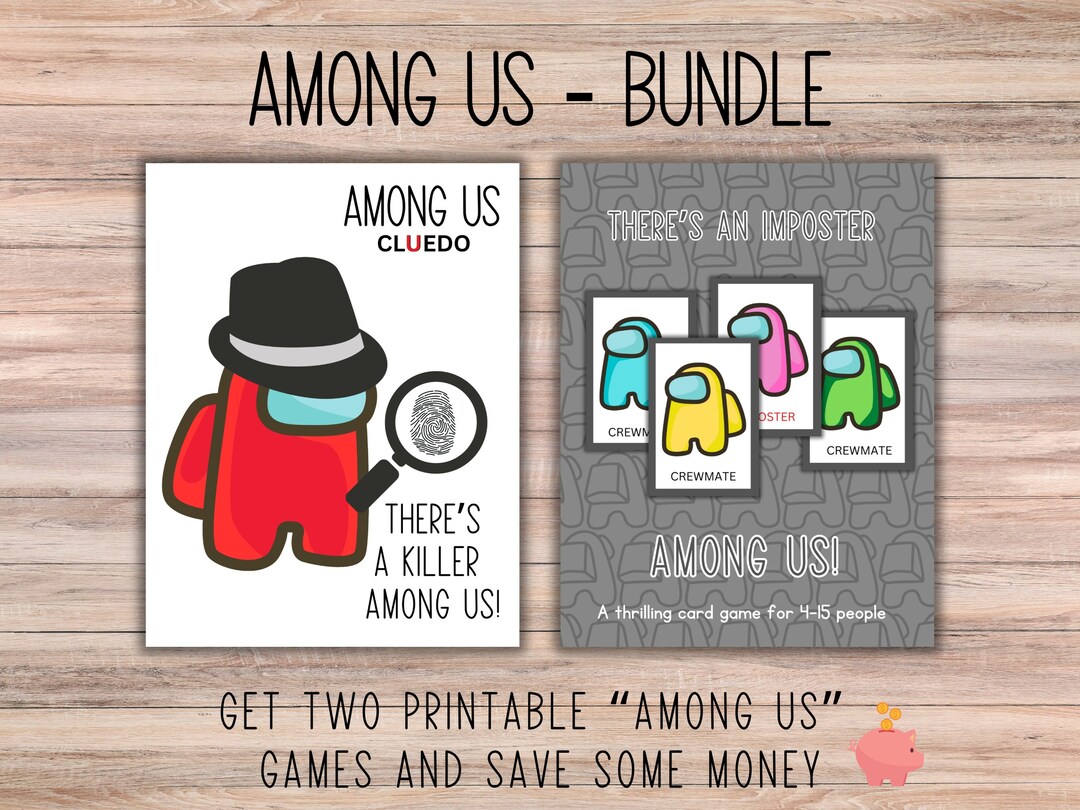 Among Us, Real Life, Printable Game, Card Game, Fun Game, Family ...