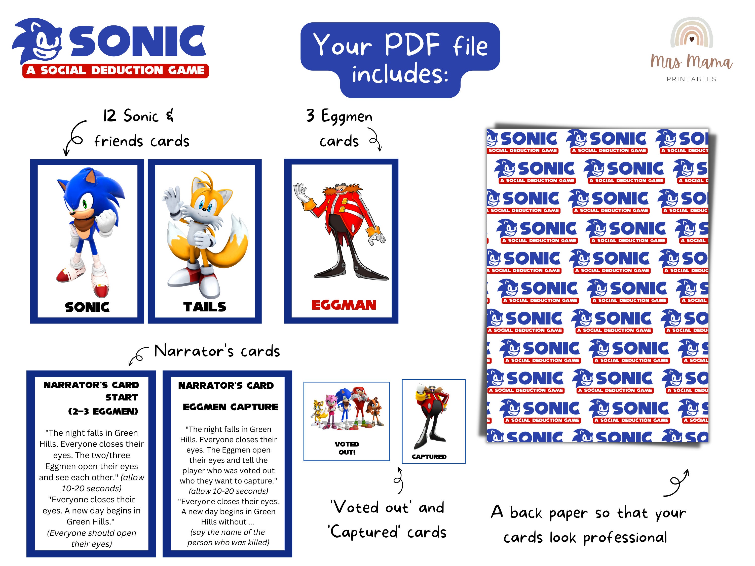 Sonic the Hedgehog, Printable Game, Fun Game, Family, Friends Fun, Game ...
