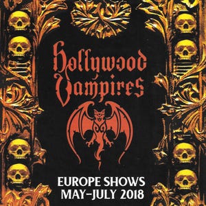 HOLLYWOOD VAMPIRES - Concert Art - Europa-Tournee 2018