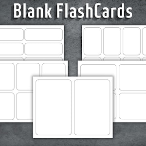 Printable 4x6 Index Card. Digital Index Card. Printable Note Cards. Blank Flash  Card Editable PDF Index Card. Note Card Template. 
