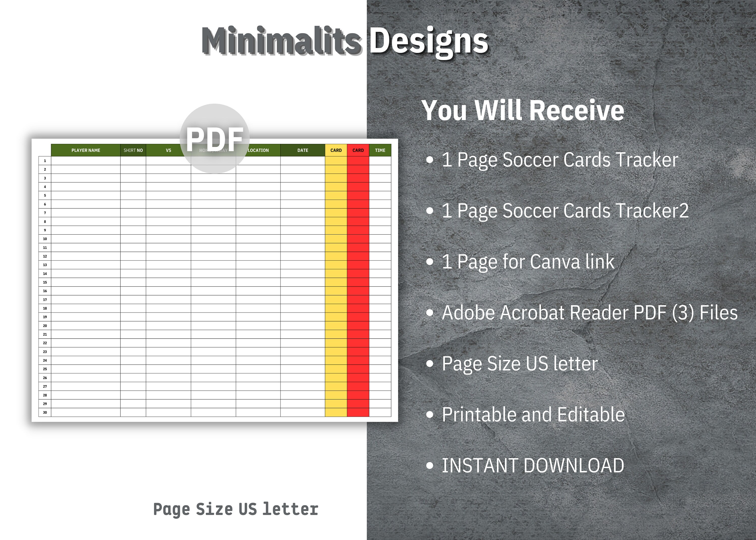 Soccer Cards Tracker Printable Football Cards Tracker Soccer Season Soccer Cards Tracker Printable Football Cards Tracker Soccer Season