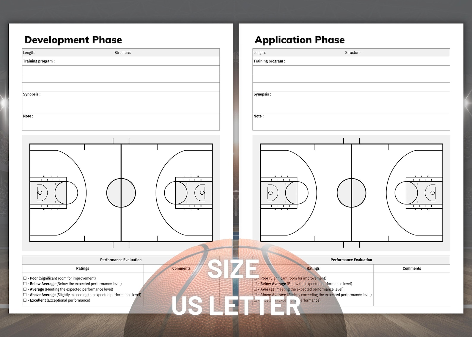 Basketball Coaching Template Basketball Practice Plan - Etsy