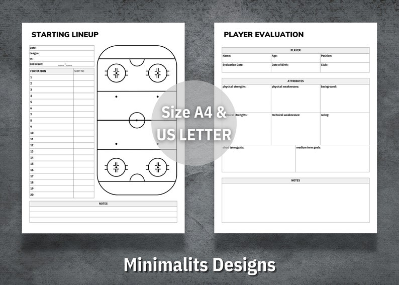 Ice Hockey Coaching Sheet, Ice Hockey Practice Plan, Ice Hockey Game Day Strategy, Ice Hockey