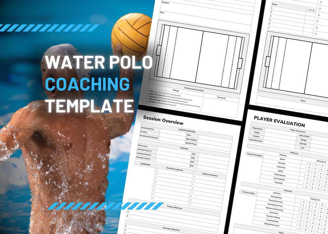 Water Polo Coaching Template, Water Polo Practice Plan, Water Polo Game ...