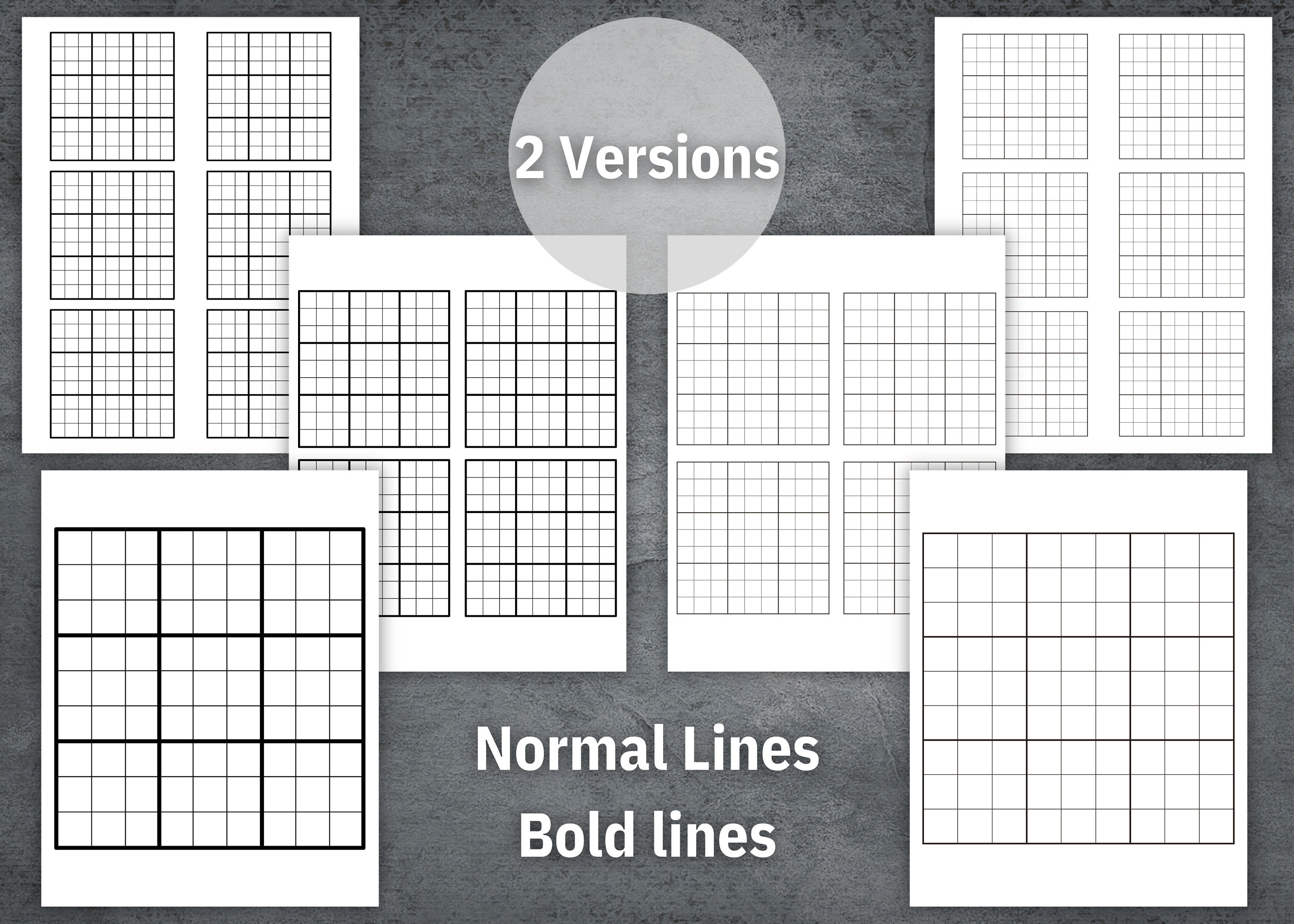 Blank Sudoku Pages, Printable Blank Sudoku, Sudoku Template, Printable ...