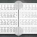 May include: Two versions of printable dominoes. Each version has a set of 28 dominoes with black dots on a white background. The dominoes are arranged in four rows of seven. The text 'Printable' and '2 Versions' are visible on the image.