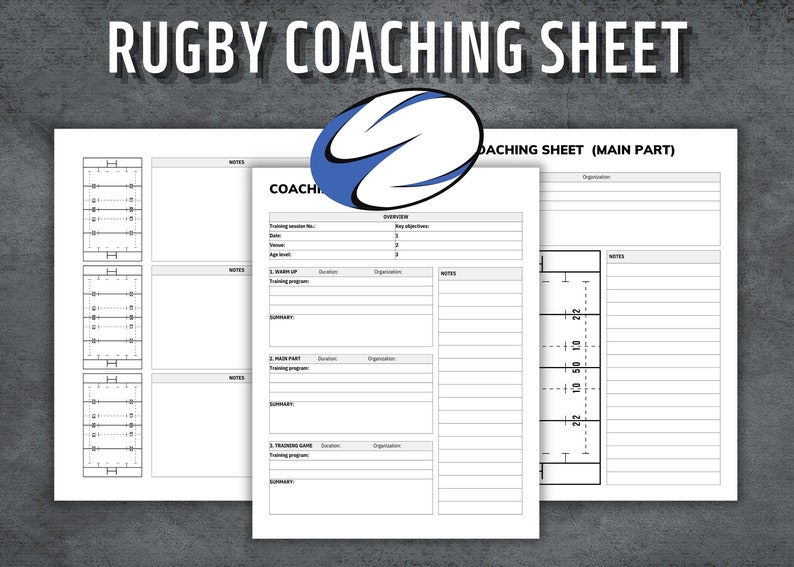 Rugby Coaching Sheet, Rugby Practice Plan, Rugby Game Day Strategy