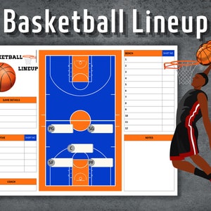 Composition de basket-ball, Création de composition de basket-ball, Stratégie le jour du match de basket-ball, Composition de basket-ball à imprimer, Téléchargement immédiat