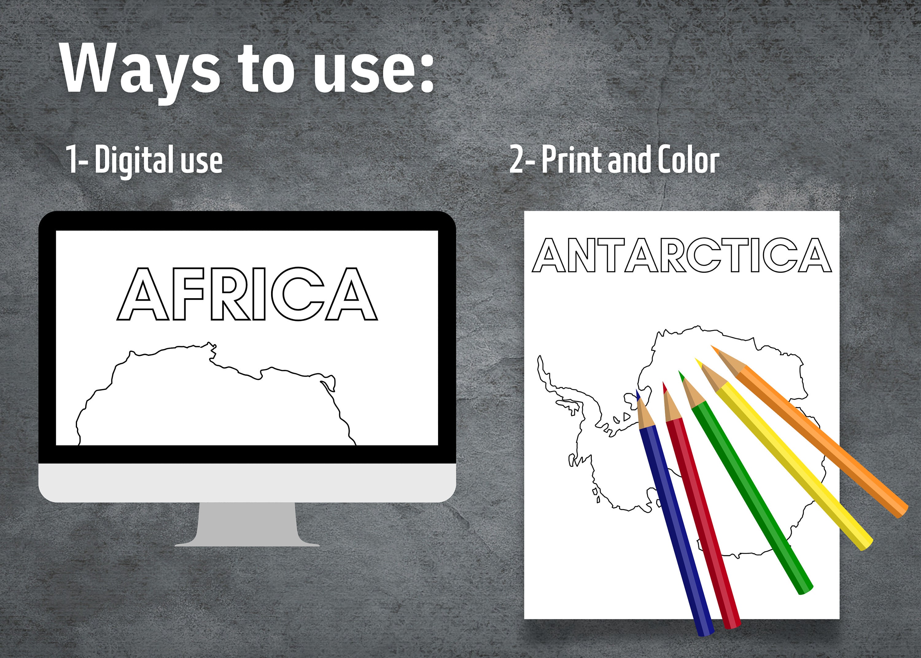 Continents Coloring Pages, World Map Coloring Pages, Printable Map