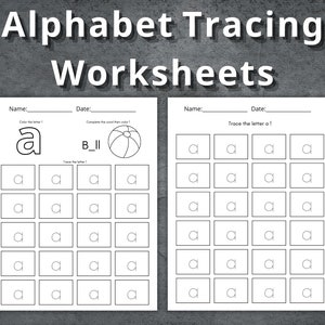 Alphabet Tracing Worksheet, Handwriting Practice, Printable Alphabet, Tracing Worksheets, Lowercase Letters, Letters Tracing, ABC Tracing