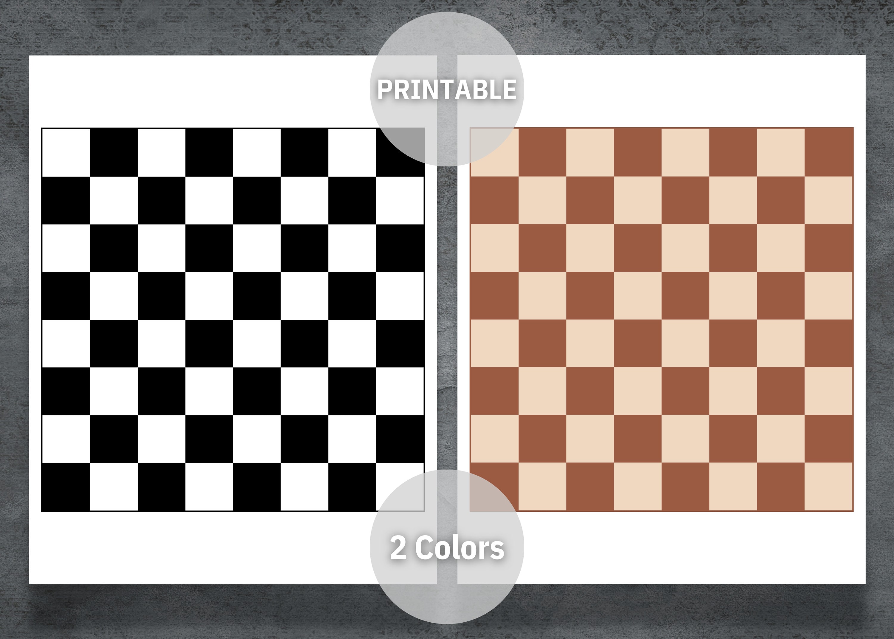 Checkers Game, Printable Checkers Game, Draught Board, Draughts Game, 8 ...