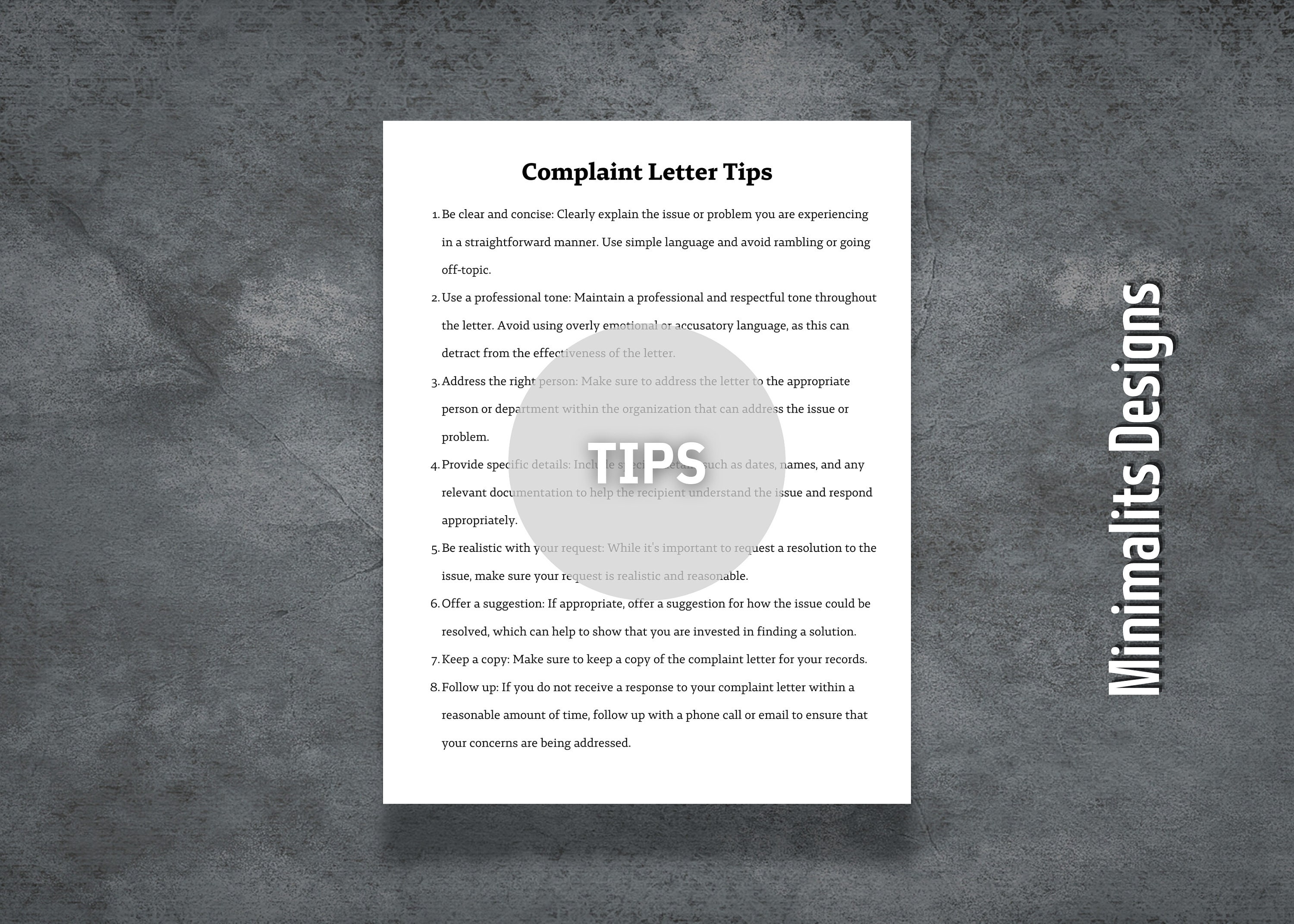 Complaint Letter Formal Complaint Letter Letter of Etsy