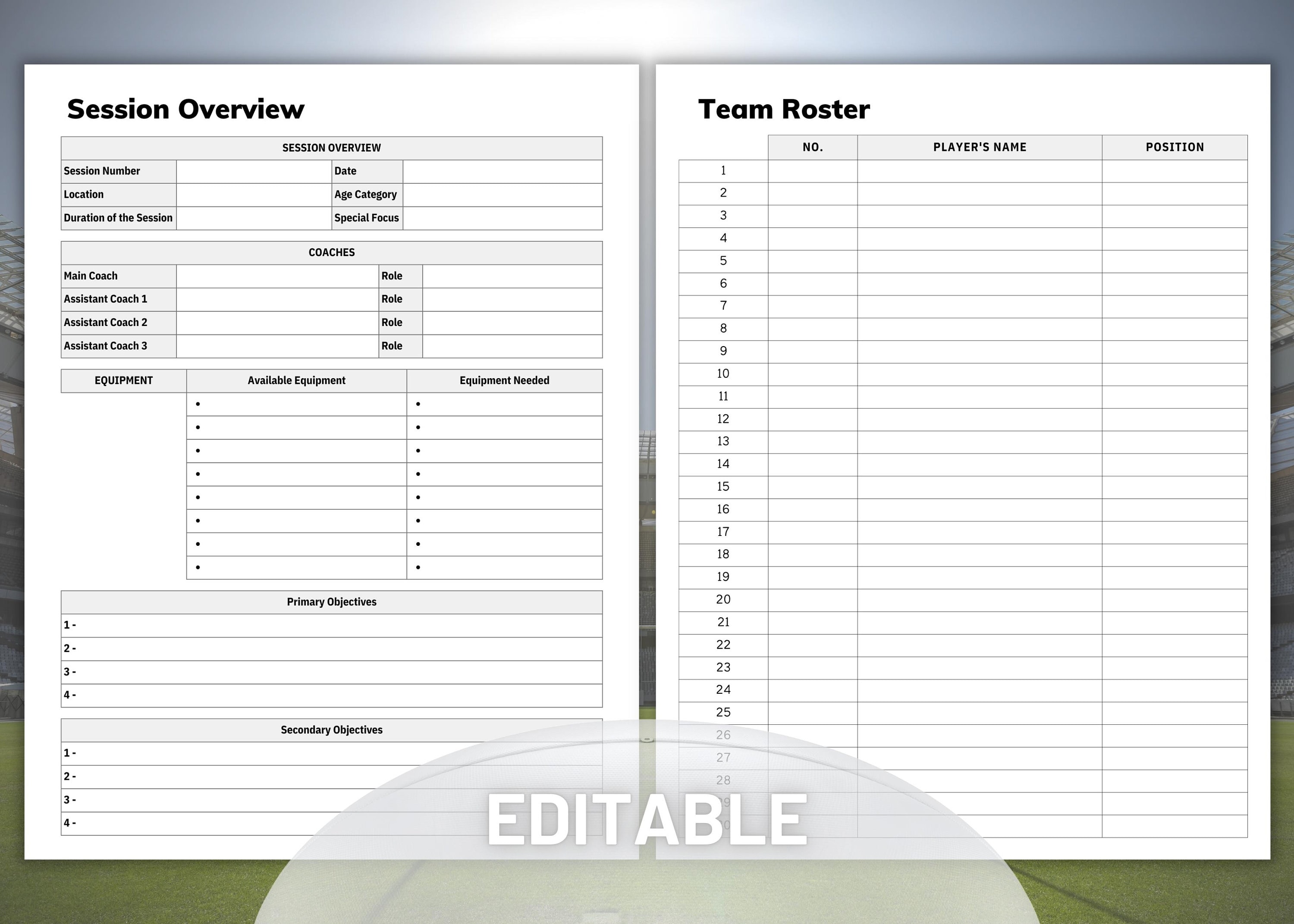 Rugby Coaching Template, Rugby Practice Plan, Rugby Game Day Strategy ...