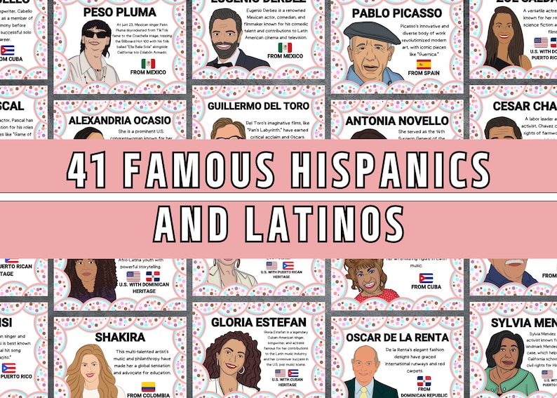 Famous People Of Hispanic Origin