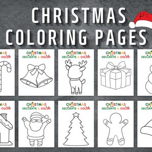 Christmas Coloring Pages, Kids Coloring Pages, Printable Christmas Coloring, Christmas Activity, Xmas Activity For Kids, Holiday Coloring