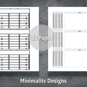 May include: Printable football playbook with 10 pages. Each page features a football field diagram with yard lines and a notes section.