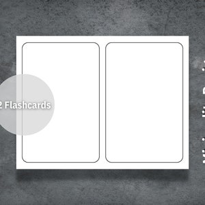 Printable Flashcards, Flash Cards Template, Blank Flash Cards, School ...